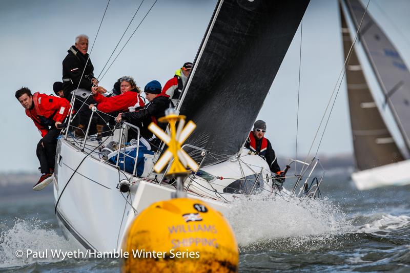 Davanti Tyres, J112 - HYS Hamble Winter Series week 5 - photo © Paul Wyeth / www.pwpictures.com