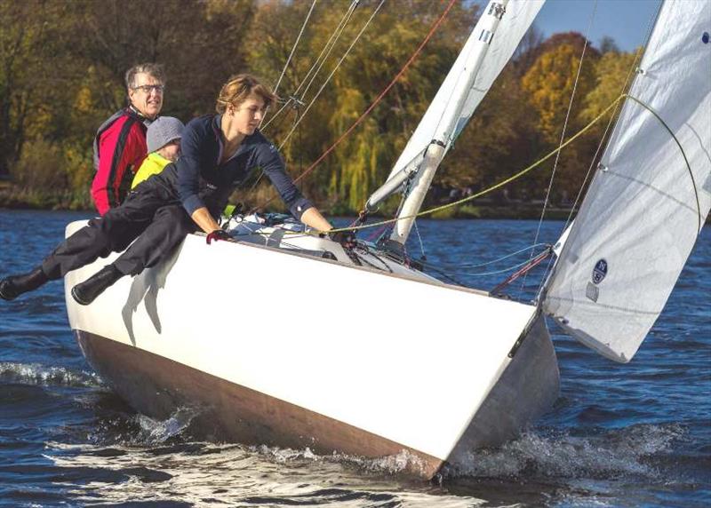 `Team Jola` gives everything - in vain, this time it was not quite enough... - Väter­chen Frost Regatta photo copyright Johann Nikolaus Andreae taken at Hamburger Segel-Club and featuring the IRC class