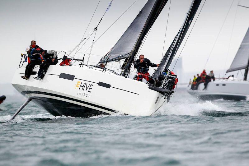 Hive Energy CEO and founder Giles Redpath sailing with Will Harris during the Sevenstar Round Britain and Ireland Race photo copyright Rick Tomlinson / www.rick-tomlinson.com taken at  and featuring the IRC class