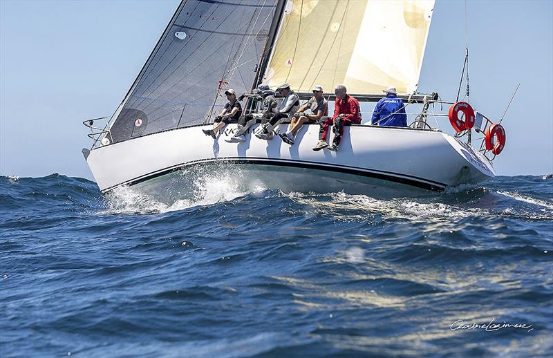 Michael Spies' S&S 39 Mark Twain on her first race offshore under Spies' ownership photo copyright Crosbie Lorimer taken at Cruising Yacht Club of Australia and featuring the IRC class