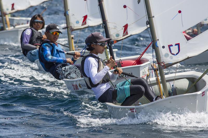 Optimists. Phuket King's Cup 2018 photo copyright Guy Nowell / Phuket King's Cup taken at Royal Varuna Yacht Club and featuring the IRC class