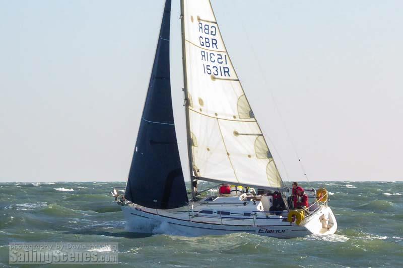 Elanor wins Class 2, and IRC/VPRS overall, in the Poole Cruiser Winter Series photo copyright David Harding / www.sailingscenes.co.uk taken at Parkstone Yacht Club and featuring the IRC class