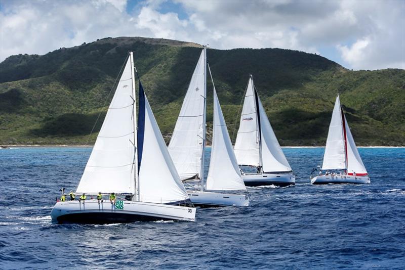 2018 Bareboat class including repeat entrants KHS&S Contractors - Antigua Sailing Week photo copyright Paul Wyeth taken at Antigua Yacht Club and featuring the IRC class