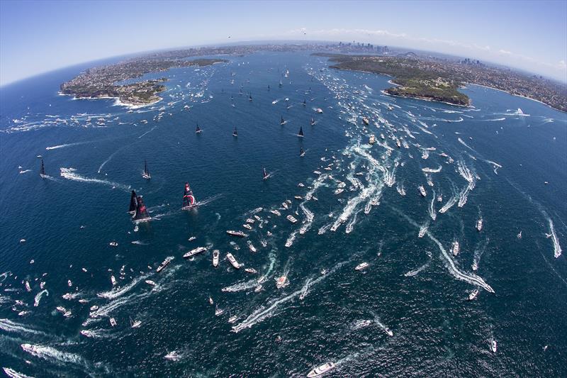 And they are away! Next stop Hobart (if it all goes to plan) - 2018 RSHYR - photo © Andrea Francolini