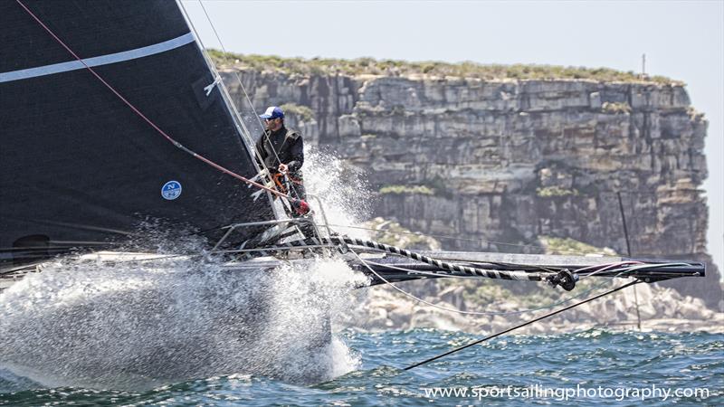 The Bowman on Black Jack gets set for the rounding and the hoisting of the reaching kite photo copyright Beth Morley / www.sportsailingphotography.com taken at Cruising Yacht Club of Australia and featuring the IRC class