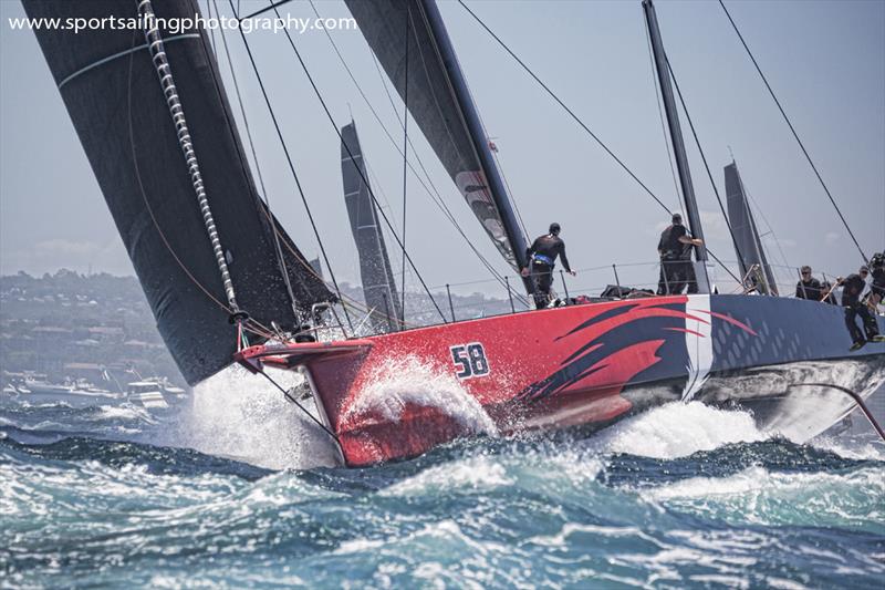 She's got a massive hull for unreal form stability and loves the breeze anywhere aft from cracked sheets. - photo © Beth Morley / <a target=