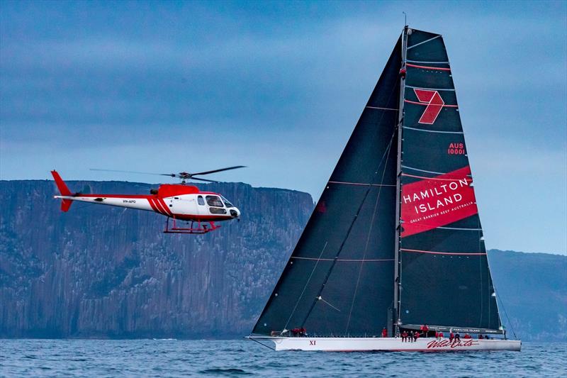 Wild Oats XI - Finish 2018 Rolex Sydney Hobart Race photo copyright Rolex taken at Cruising Yacht Club of Australia and featuring the IRC class