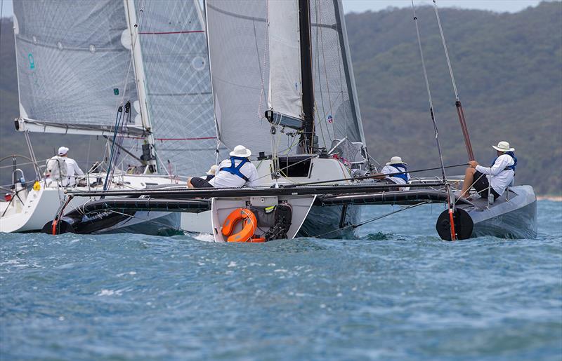 Morticia starting in 2015 photo copyright Crosbie Lorimer taken at Royal Prince Alfred Yacht Club and featuring the IRC class