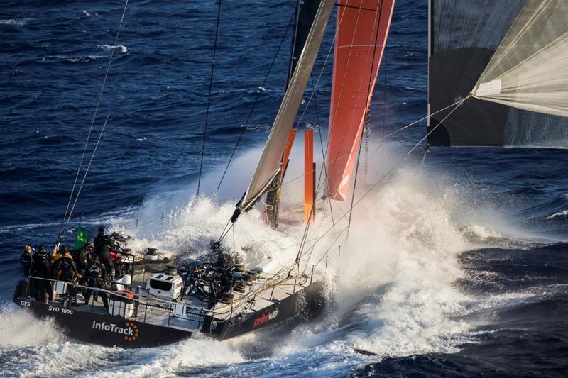 Christian Beck's 100-ft maxi Infotrack claimed 2018 Rolex Sydney Hobart Yacht Race line honours in her previous guise as Perpetual Loyal in 2016 photo copyright Rolex / Studio Borlenghi taken at Cruising Yacht Club of Australia and featuring the IRC class