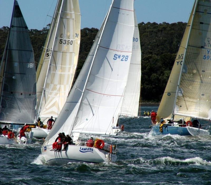 Lawless sailed an excellent race for this veteran 31-footr - 2018 Riversdale Estate Wines Launceston to Hobart Race - photo © Peter Campbell