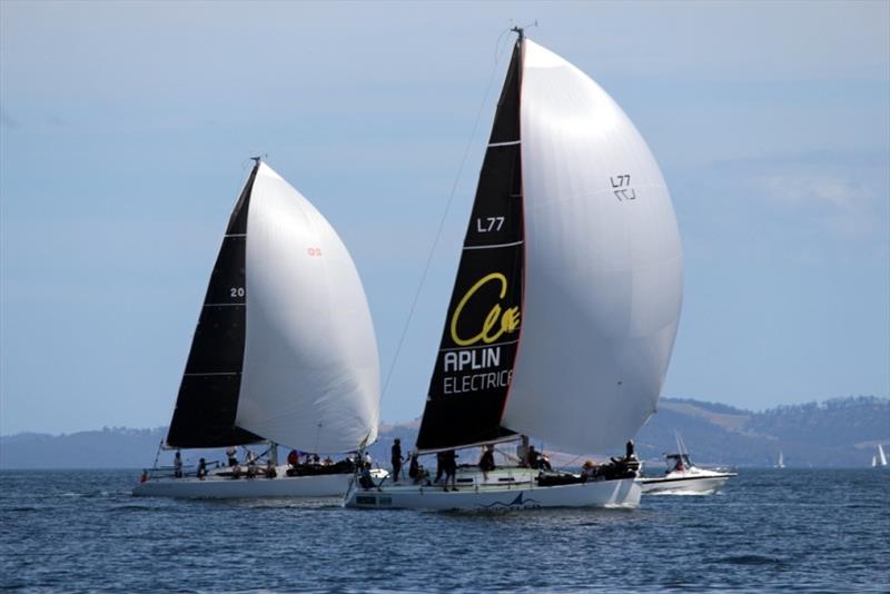 Whistler got to enjoy a freshening seabreeze in the 2019 King of the Derwent photo copyright Peter Watson taken at  and featuring the IRC class