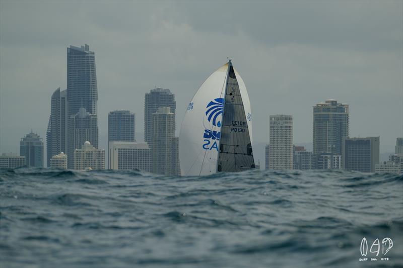 Passage Racing offshore from the iconic Gold Coast in Queensland, Australia photo copyright Mitchell Pearson / SurfSailKite taken at  and featuring the IRC class