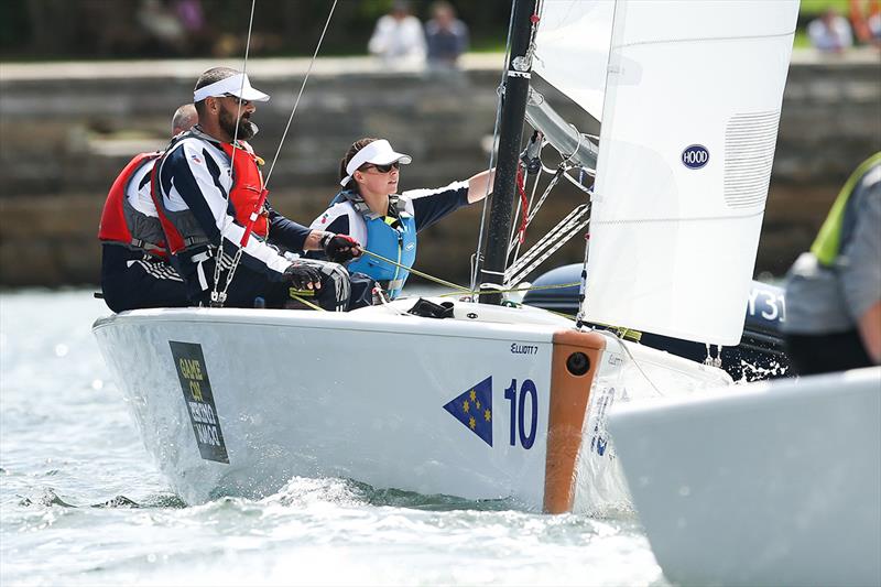 Andrew ‘Pav' Taylor and Sadie Melling sailing at the 2018 Invictus Games in Sydney photo copyright Getty Images / Invictus Games Sydney 2018 taken at Cruising Yacht Club of Australia and featuring the IRC class