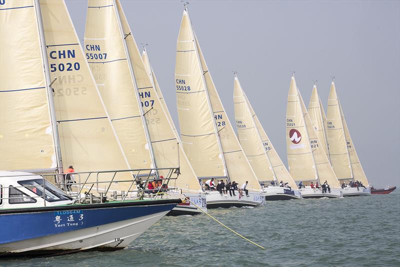 Macau Cup and Greater Bay Cup 2019. 40.7 start photo copyright Guy Nowell taken at  and featuring the IRC class