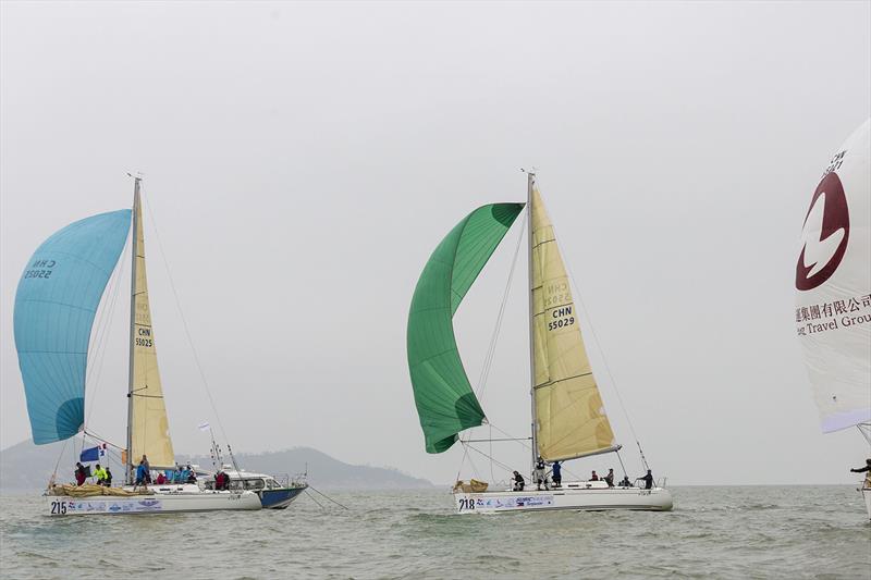 Macau Cup and Greater Bay Cup 2019. Last race, no walkovers here. Russia, Philippines, Germany - and Germany wins on aggregate. - photo © Guy Nowell