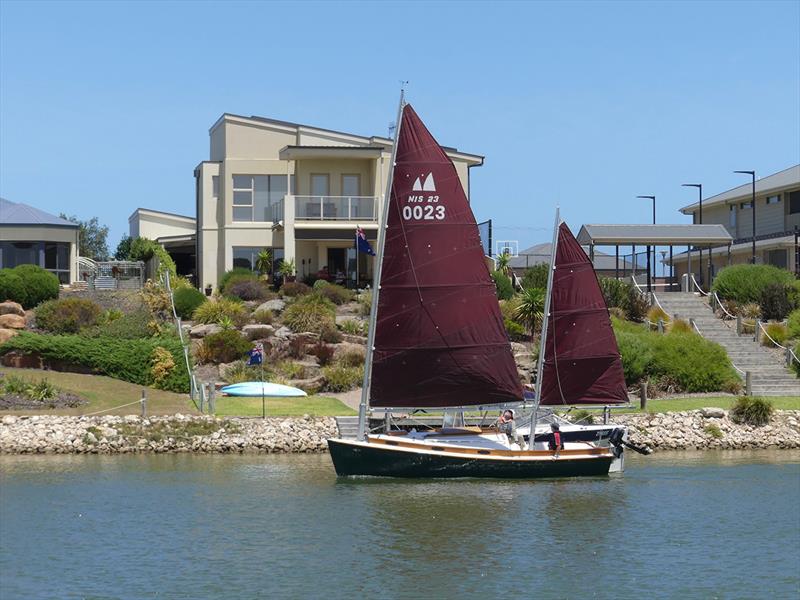 Boats come in all shapes and sizes with a number of vintage boats also racing - Goolwa Regatta Week 2019 - photo © Chris Caffin, Canvas Sails