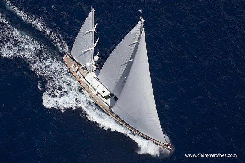 The 148ft (45m) Dubois ketch Catalina - 2019 Superyacht Challenge Antigua photo copyright Claire Matches / www.clairematches.com taken at  and featuring the IRC class