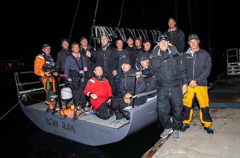 The Ichi Ban team after a successful Adelaide-Lincoln - 2019 Teakle Classic Adelaide to Port Lincoln Yacht Race & Regatta photo copyright Take 2 Photography taken at Port Lincoln Yacht Club and featuring the IRC class