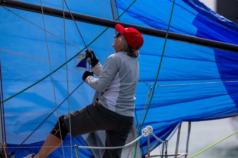 Tap dancing on the foredeck - Women in Sailing Challenge photo copyright Bruno Cocozza taken at Sandringham Yacht Club and featuring the IRC class