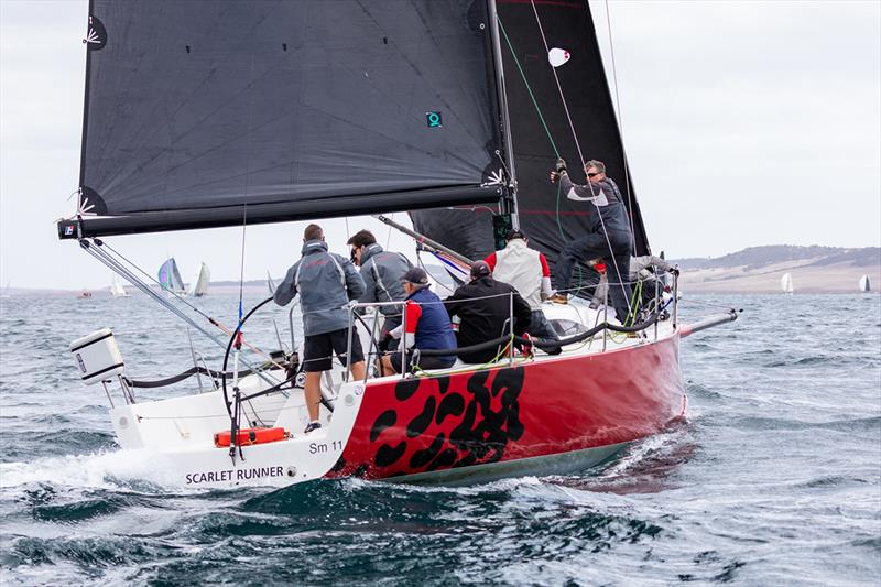 Rob Date's Scarlet Runner 11 has been competitive in Division 2 - 2019 Teakle Classic Adelaide to Port Lincoln Yacht Race & Regatta photo copyright Take 2 Photography taken at Port Lincoln Yacht Club and featuring the IRC class