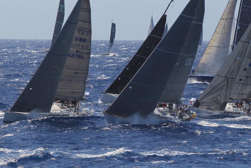 IRC Three: Jonty and Vicki Layfield's Swan 48 Sleeper X (GBR) had a four mile lead at dawn - RORC Caribbean 600, Day 2 photo copyright Tim Wright / www.photoaction.com taken at Royal Ocean Racing Club and featuring the IRC class