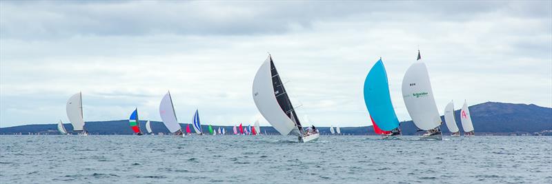 A procession of kites was a great sight as they sailed towards the finish - 2019 Teakle Classic Lincoln Week Regatta photo copyright Take 2 Photography taken at Port Lincoln Yacht Club and featuring the IRC class