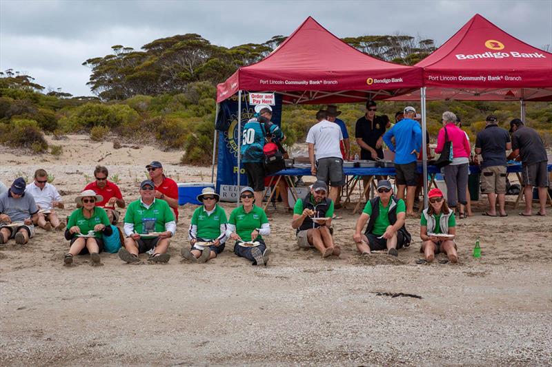 Sailors enjoyed a BBQ lunch by the local rotary club - 2019 Teakle Classic Lincoln Week Regatta photo copyright Take 2 Photography taken at Port Lincoln Yacht Club and featuring the IRC class
