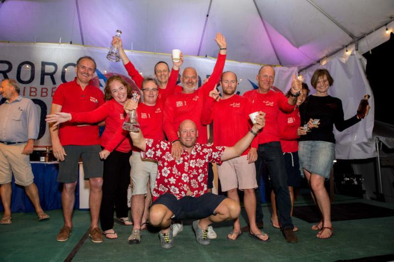 IRC Two was won by Scarlet Oyster, this is the sixth class win for the Oyster 48 and the seventh for the Oyster 48's skipper Ross Applebey (GBR)  - 2019 RORC Caribbean 600 photo copyright Ted Martin / RORC taken at Royal Ocean Racing Club and featuring the IRC class