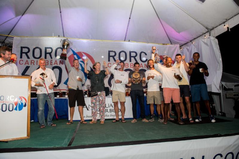 IRC Three was won by Vicki and Jonty Layfield's S&S Swan 48 Sleeper X (GBR) - 2019 RORC Caribbean 600 photo copyright Ted Martin / RORC taken at Royal Ocean Racing Club and featuring the IRC class