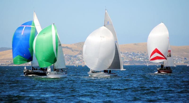 Hobart Combined Clubs Summer Pennant race 7 photo copyright Peter Campbell taken at Derwent Sailing Squadron and featuring the IRC class