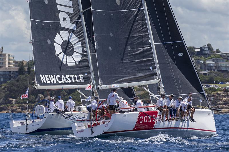 Conspiracy and Challenge toe-to toe - 2019 Sydney Harbour Regatta photo copyright Andrea Francolini taken at Middle Harbour Yacht Club and featuring the IRC class