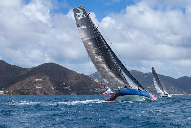 E1 at the start of the Round Tortola Race  photo copyright Alastair Abrehart taken at Royal BVI Yacht Club and featuring the IRC class