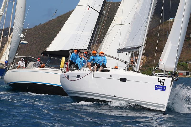 Winning the Hanse class today - Benoit De Grace from Quebec, Canada on his Hanse 415 We'll Sea - BVI Spring Regatta & Sailing Festival 2019 - photo © Ingrid Abery / www.ingridabery.com