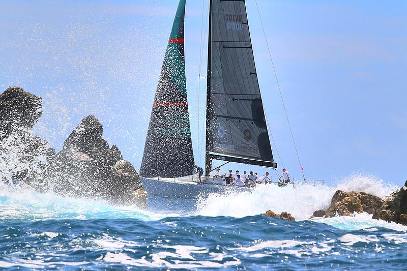 Enjoying the BVI racing on TP52 Conviction - BVI Spring Regatta 2019 - photo © Ingrid Abery / www.ingridabery.com