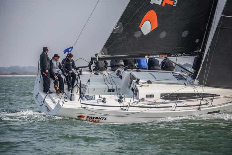 Davanti Tyres on day 3 of the Helly Hansen Warsash Spring Series photo copyright Andrew Adams / www.closehauledphotography.com taken at Warsash Sailing Club and featuring the IRC class