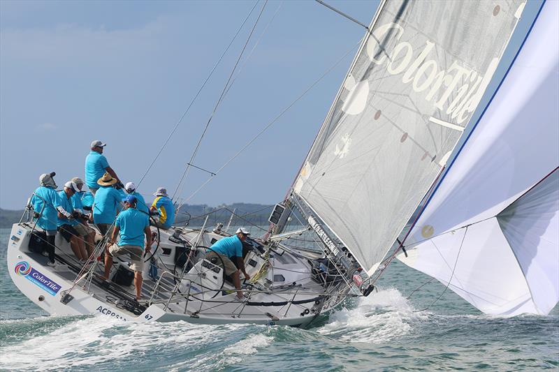 Colortile - Commodore's Cup race 3 div 1 winner photo copyright Mark Rothfield taken at Port Stephens Yacht Club and featuring the IRC class