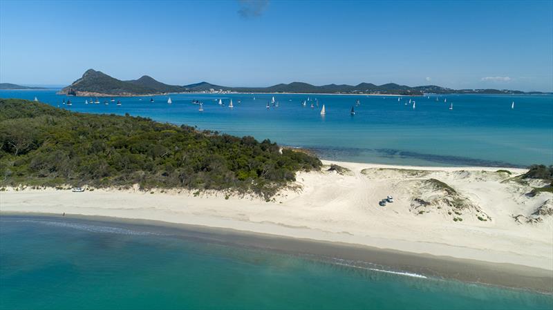 Performance Racing and cruising divs day 2 Sail Port Stephens photo copyright Hover UAV taken at Port Stephens Yacht Club and featuring the IRC class