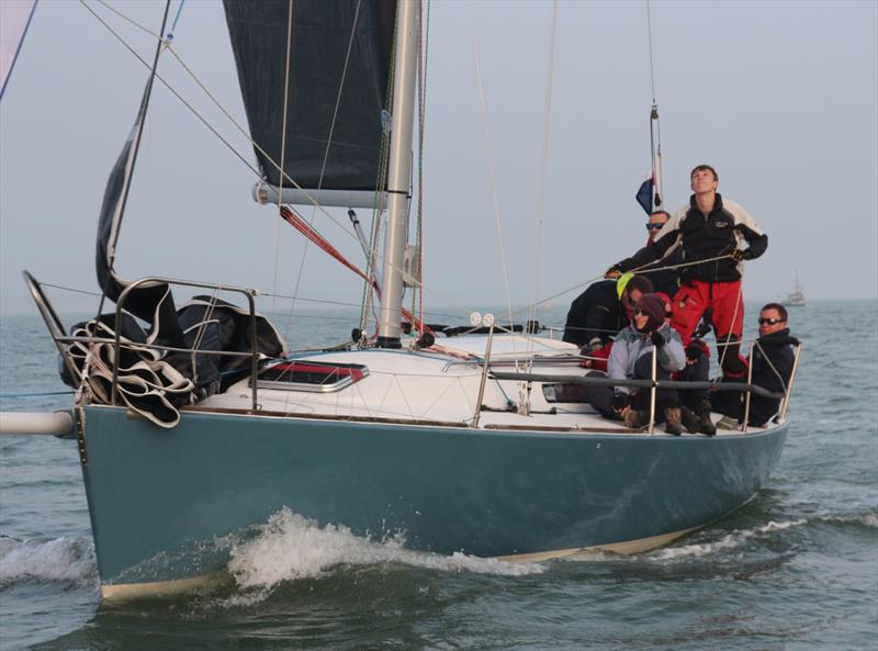 NightJar in Hamble River's Wednesday Night Early Bird series race 3 photo copyright John Cook taken at Hamble River Sailing Club and featuring the IRC class