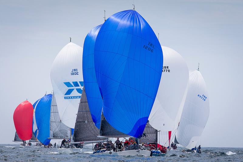 Friday 26th June 2015, Kinsale, Co. Cork: on final day of the ICRA Sovereigns Cup sponsored by Cork County Council as a combined entry of 109 boats from around Ireland and the UK race on three courses photo copyright David Branigan / Oceansport taken at Kinsale Yacht Club and featuring the IRC class