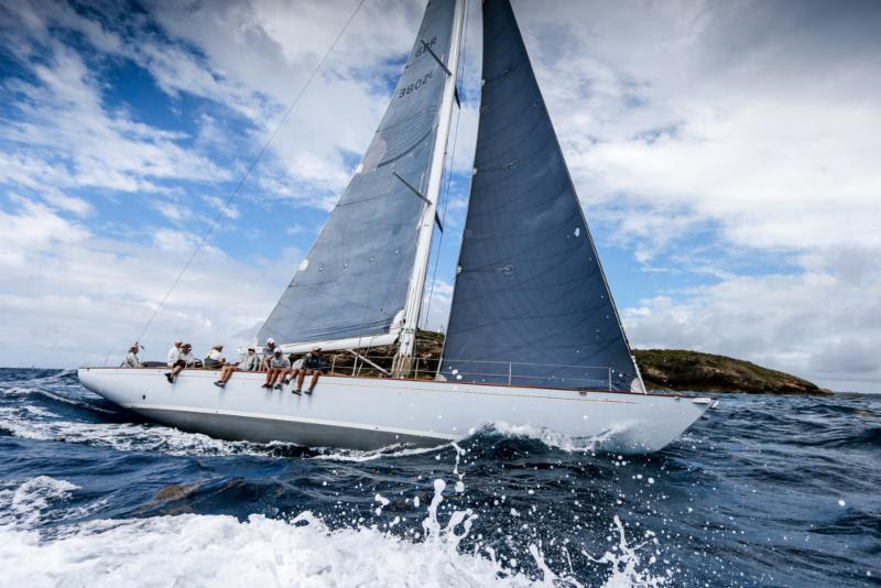 Michael Hough's Spirit Yachts Chloe Giselle led CSA 3 - 2019 Peters & May Round Antigua Race photo copyright Paul Wyeth / pwpictures.com taken at Antigua Yacht Club and featuring the IRC class
