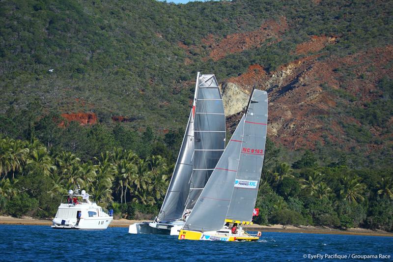 GROUPAMA RACE multihulls in Woodin Canal photo copyright Eye Fly taken at Cruising Yacht Club of Australia and featuring the IRC class