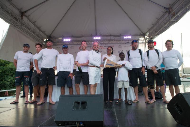 14-year old Craig Simon joined the podium-winning team of Lee Overlay Partners II - Antigua Sailing Week photo copyright Paul Wyeth / pwpictures.com taken at Antigua Yacht Club and featuring the IRC class