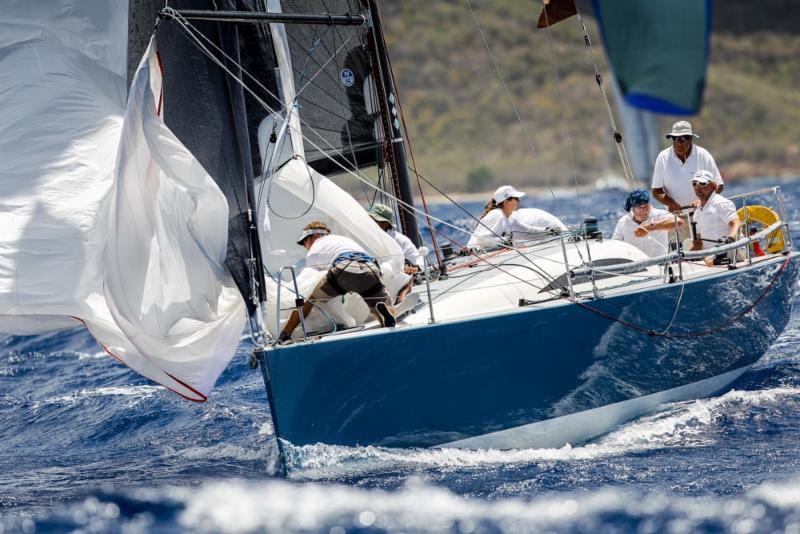 Sir Richard Matthews' British ST37 Holding Pattern won the first race of the day on KPMG Y2K Race Day - Antigua Sailing Week photo copyright Paul Wyeth / pwpictures.com taken at Antigua Yacht Club and featuring the IRC class