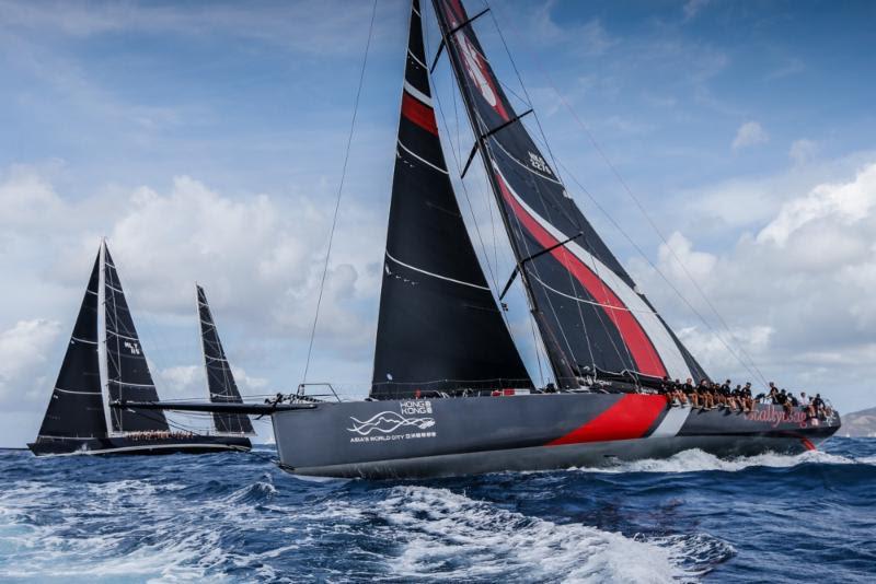 It was great to see the Dovell 100 SHK Scallywag back in action on the final day - Antigua Sailing Week photo copyright Paul Wyeth / pwpictures.com taken at Antigua Yacht Club and featuring the IRC class