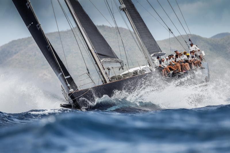Winning the Lord Nelson Trophy, CSA 1, CSA Overall (Classes 1-6), and Best British Yacht at 2019 Antigua Sailing Week - Sir Peter Harrison's Sojana - photo © Paul Wyeth / pwpictures.com