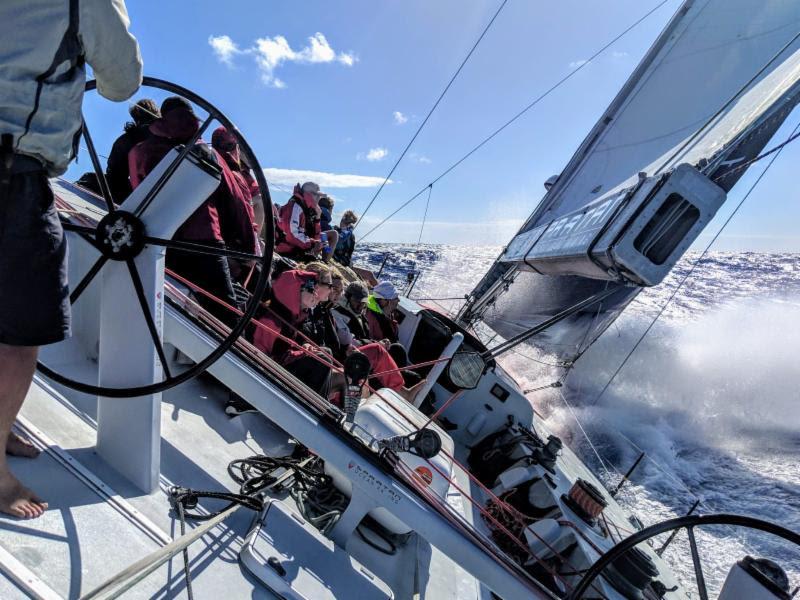 Exciting racing for all on board Spartan Ocean Racing's Volvo 60 Challenger (Lunenburg, Nova Scotia), skippered by round the world yachtsman, Chris Stanmore-Major - Antigua Bermuda Race - photo © Melodie