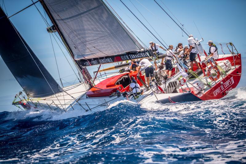 Gilles Barbot's Volvo 60 Esprit de Corps IV (CAN) - 2019 Antigua Bermuda Race photo copyright Tobias Stoerkle - www.sailing-photography.com taken at Royal Bermuda Yacht Club and featuring the IRC class