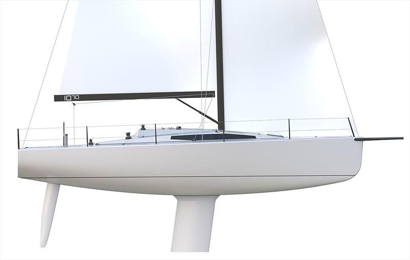 Profile of the M.A.T 1070 - note the rocker and also fin keel photo copyright M.A.T taken at  and featuring the IRC class