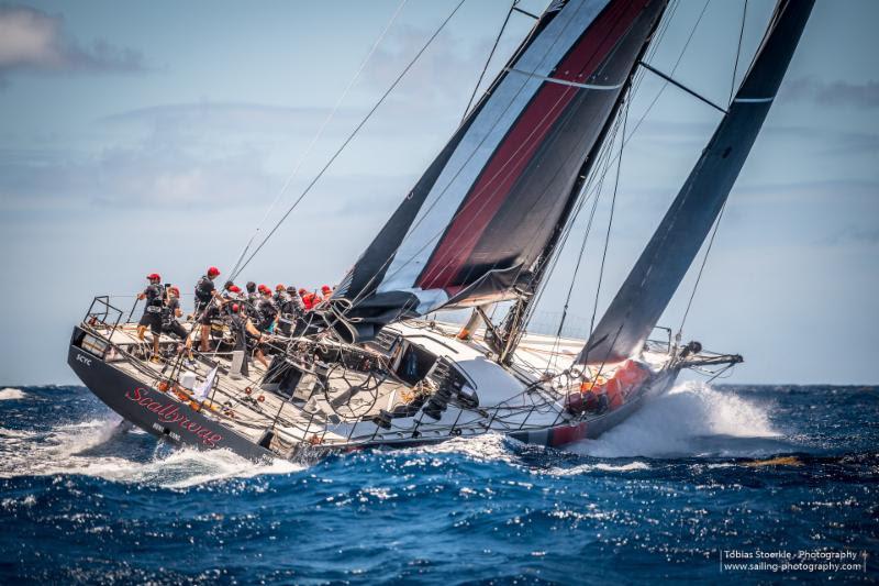 Line Honours for SHK Scallywag in the Antigua Bermuda Race photo copyright Tobias Stoerkle / www.sailing-photography.com taken at Royal Bermuda Yacht Club and featuring the IRC class