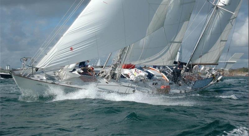 53ft ketch Gipsy Moth IV will be raced by Ricky Chalmers. In 1966-67, Sir Francis Chichester circumnavigated with Gipsy Moth IV in 274 days - RORC Myth of Malham Race photo copyright Gipsy Moth Trust taken at Royal Ocean Racing Club and featuring the IRC class